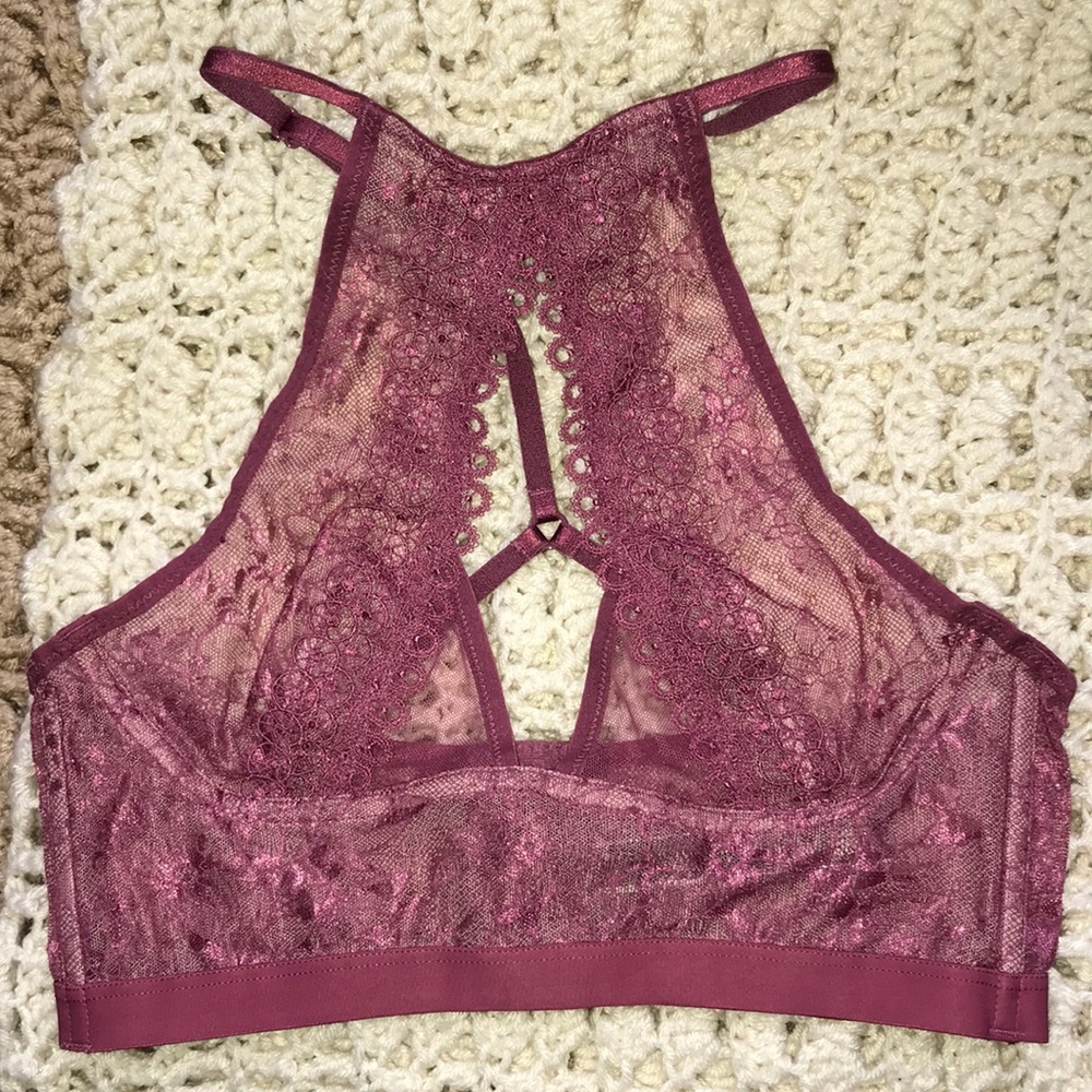 SOLD Like new Victoria’s Secret Very Sexy plum laced corset bra bralette - Picture 4 of 4